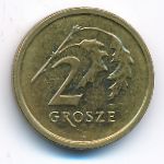 Польша, 2 гроша (2015 г.)