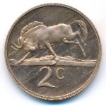 South Africa, 2 cents, 1981