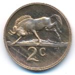 South Africa, 2 cents, 1981