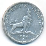 Австралия, 1 флорин (1954 г.)