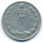 Iran, 2 rials, 1970