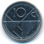 Aruba, 10 центов, 2024