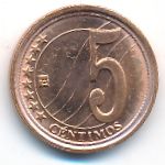 Венесуэла, 5 сентимо (2009 г.)