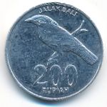 Indonesia, 200 rupiah, 2003