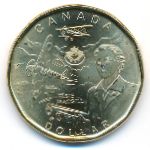 Канада, 1 доллар (2022 г.)