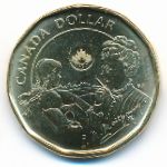 Канада, 1 доллар (2024 г.)