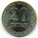 Tajikistan, 20 drams, 2023