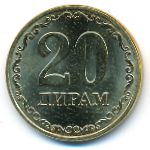 Tajikistan, 20 drams, 2023