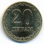 Tajikistan, 20 drams, 2023