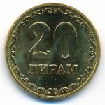 Tajikistan, 20 drams, 2023