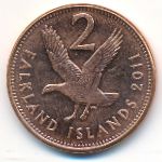 Фолклендские острова, 2 пенса (2011 г.)