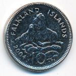 Фолклендские острова, 10 пенсов (2004 г.)