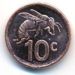 South Africa, 10 cents, 2023
