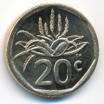 South Africa, 20 центов, 2024