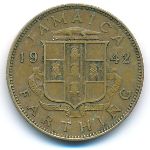 Ямайка, 1 фартинг (1942 г.)