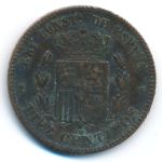 Испания, 10 сентимо (1877 г.)
