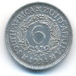 ЮАР, 6 пенсов (1924 г.)