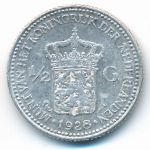 Нидерланды, 1/2 гульдена (1928 г.)