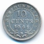 Ньюфаундленд, 10 центов (1941 г.)