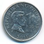 Philippines, 1 piso, 2011