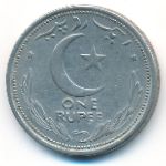 Pakistan, 1 rupee, 1949