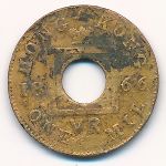 Hong Kong, 1 mil, 1866