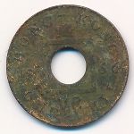 Hong Kong, 1 mil, 1866