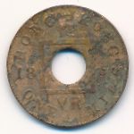 Hong Kong, 1 mil, 1866