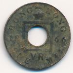 Hong Kong, 1 mil, 1866