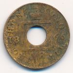 Hong Kong, 1 mil, 1866