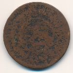 Стрейтс-Сетлментс, 1 цент (1872 г.)