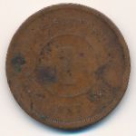 Стрейтс-Сетлментс, 1 цент (1888 г.)