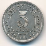 Малайя и Британское Борнео, 5 центов (1961 г.)