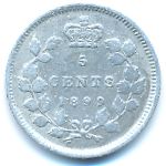 Canada, 5 cents, 1899
