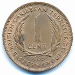 Восточные Карибы, 1 цент (1965 г.)