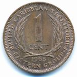 Восточные Карибы, 1 цент (1965 г.)