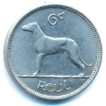 Ireland, 6 pence, 1934