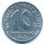 Магдебург., 10 пфеннигов (1921 г.)