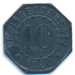 Мергентхайм., 10 пфеннигов (1920 г.)