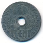 French Indo China, 1 cent, 1941