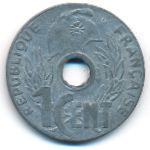 French Indo China, 1 cent, 1941