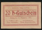 Нотгельды Австрии, 20 геллеров