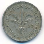 Нигерия, 1 шиллинг (1959 г.)
