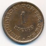 Angola, 1 escudo, 1953