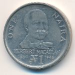 Нигерия, 1 найра (1991 г.)