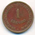 Angola, 1 escudo, 1963