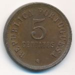 Angola, 5 centavos, 1923
