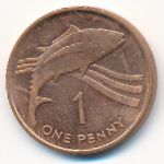 Saint Helena Island and Ascension, 1 penny, 1997