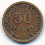 Ангола, 50 сентаво (1954 г.)