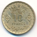 Марокко, 10 франков (1951 г.)